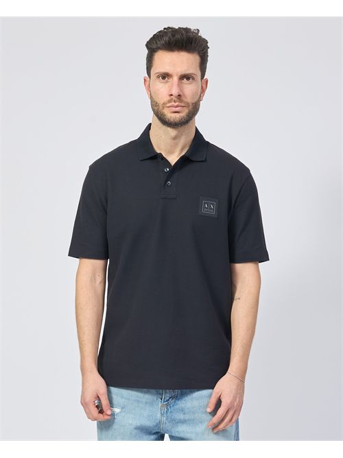 Regular fit AX polo shirt in cotton piqeè ARMANI EXCHANGE | XM000356-AF12758UB101